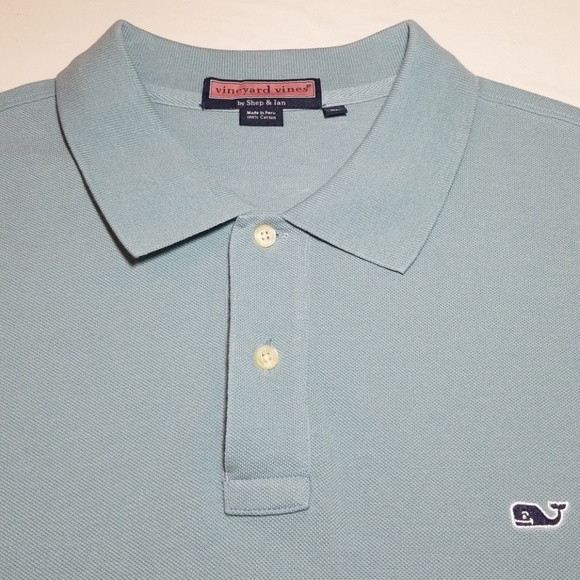 Vineyard Vines Other - Vineyard Vines light blue pique polo XL